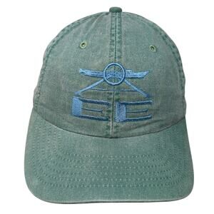 Dog Daze Slideback Baseball Cap Green One Size Adjustable Embroidered 6 Panel